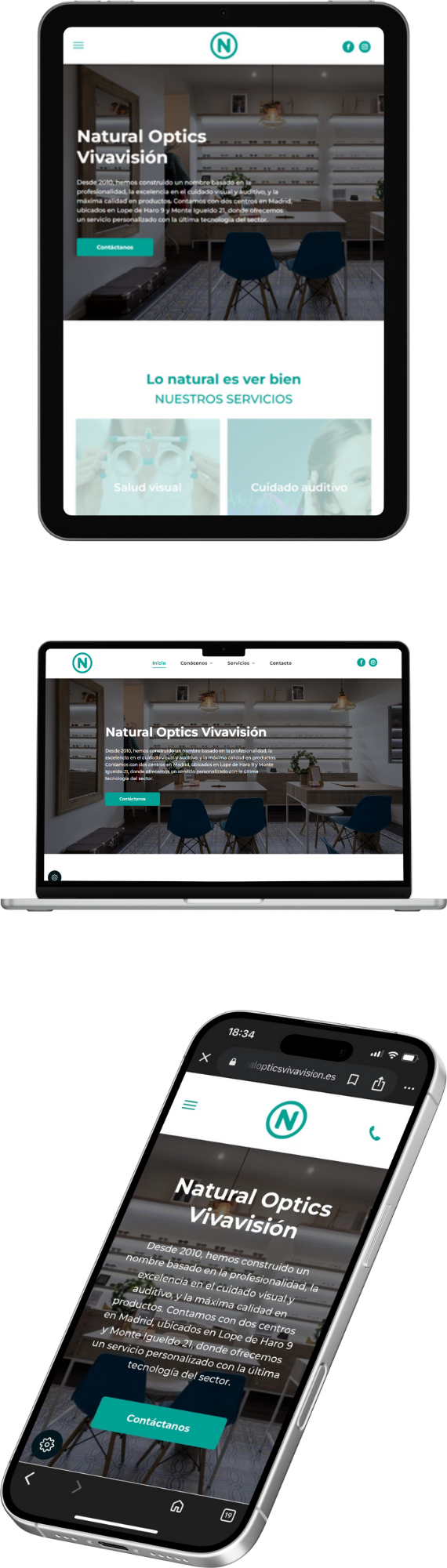 mock up nog web movil